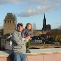 Doug and Greta on the Barrage Vauban overlooking Strasbourg1